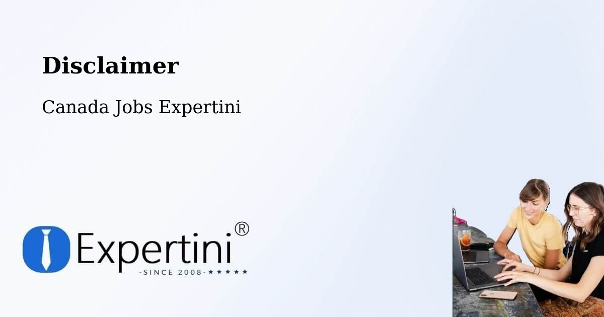 Disclaimer – Victoria - Canada Jobs Expertini